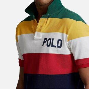 Polo Ralph Lauren
Men's Color Block Logo Mesh Polo Shirt Size 3XB EUC